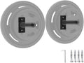 Wall Mounted Weight Plate Holder,Weight Plate Rack for for All Size Bumper Plates, Max Weight Capacity 300 Lb, Home Gym Organizer
