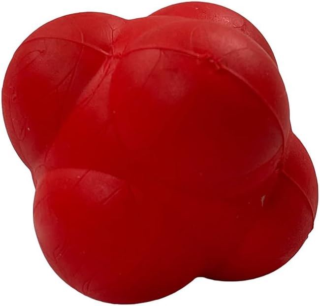 Agility Bounce Reaction Ball for Exception Hand Eye Coordination Small Red