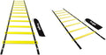 Yes4All Speed Agility Ladder Training Equipment - Bundle 8 & 12 Rungs Slide 26ft - Included Carry Bag