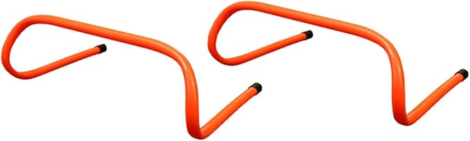 2pcs Agility Hurdles 15cm Plastic Speed Training Equipment for Football Soccer Track and Field Fitness