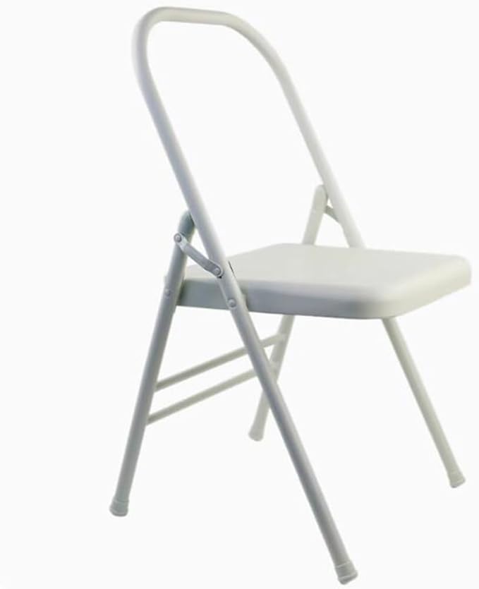 Iyengar Yoga Chair Backless Yoga Chair Pilates Yoga Chair Folding Yoga Auxiliary Chair Flexibility and Strength Training Tool