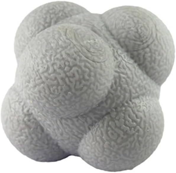 AIRLAXER Reaction Ball,Reflex Ball for Hand Eye Coordination Training,2.83 inch,Pack of 2-Blue,Grey