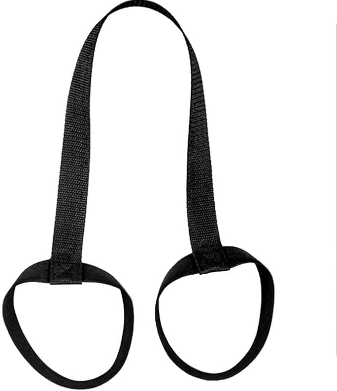 Yoga Mat Carrier with Adjustable Non-Slip Strap, Nylon Fitness Mat Holder Doubles as Resistance Band for Pilates, Stretching and Gym Exercises