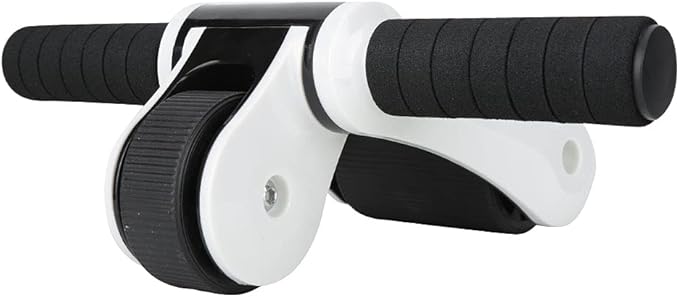 2 Wheels Ab Roller Wheel Abdominal Exerciser with Knee Pad Home Fitness Equipment