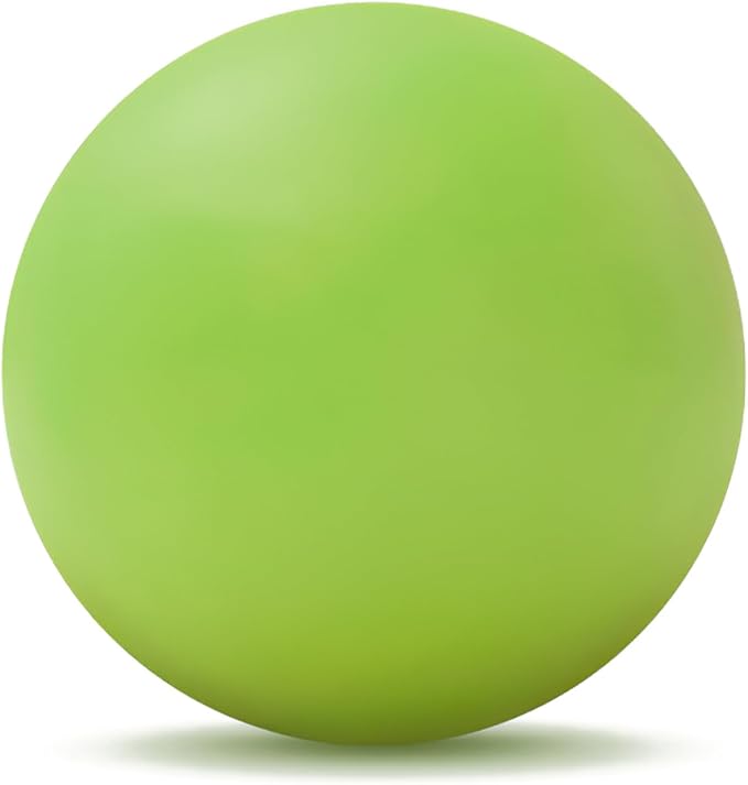 WOVTE Massage Lacrosse Ball for Sore Muscles, Shoulders, Neck, Back, Foot, Body, Deep Tissue, Trigger Point, Muscle Knots, Yoga and Myofascial Release (Green)