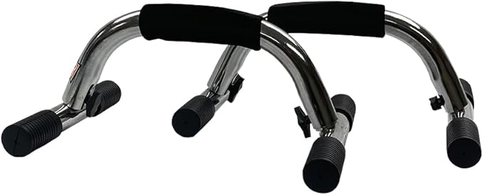 Enhance Upper Body Strength: Training Push Up Bars for Shoulders, Chest & Core - Non-Skid Feet, Compact & Portable