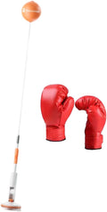 Boxing Reaction Ball Reflex Ball Punch Practice Floor Standing, Boxing Speed Ball, Boxing Equipment for Exercise MMA, Workout