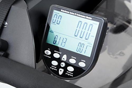 WaterRower Gronk Fitness M1 Hi Rise Water Rowing Machine with S4 BLE Monitor | Limited Edition Low Impact Cardio Workout Machine | Commercial Grade Water Rowing