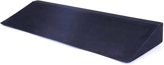 Yoga Squat Wedge Block,Pilates Yoga Wedge Stretch Accessories,Eva Support Inclined Squat Plate Balance Supportive Foam Wedge Block,for Exercise Wrist Strength Fitness Gym(Black)
