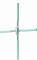 Yoga Sports Training Sticks Stretching Tool for Adults and Kids Back Straightener Posture Corrector Retractable Back Support Hump Posture Orthotics (Color : Green, Size : 54-86cm)