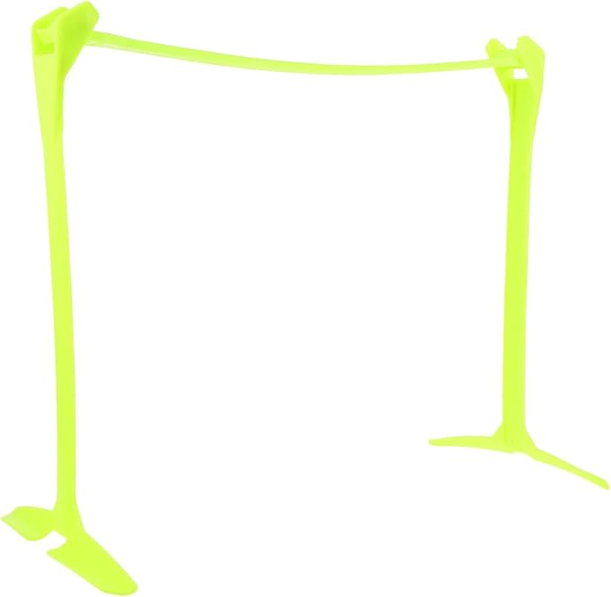 Uonlytech Adjustable Foldable Soccer Training Hurdle Green, Agility Speed Training Equipment for Athlete Soccer Practice, 3-Level Height Speed Agility Hurdles for Football Drills