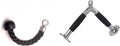 Double Head Rope Pulldown Attachment Set Gym Strength Training Equipment Handles Big Bird Gym Equipment Accessories