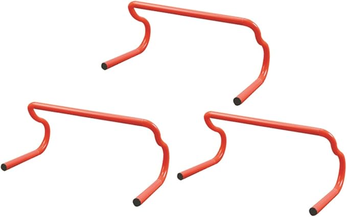 3pcs Detachable Hurdle Rack for Agility Ladders Speed Hurdles Training Equipment for Athletes Basketball Soccer Football Boys and Girls