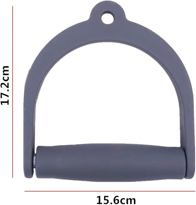 D Handle Pull Down Cable Attachment Set Tricep Grip Pulley Exercise Handles for Home Gym Strength Training Equipment