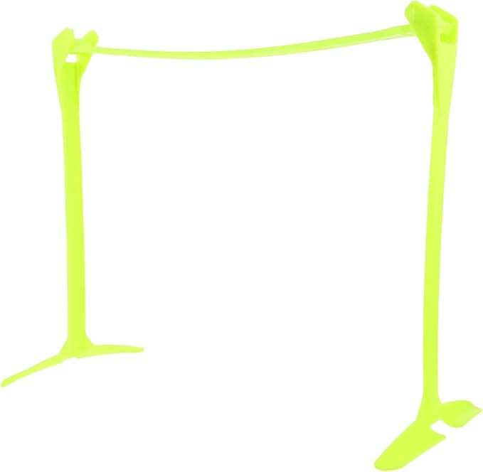 Adjustable Height Soccer Hurdles Foldable Plastic Speed Agility Training Equipment for Football Fitness Drills Green