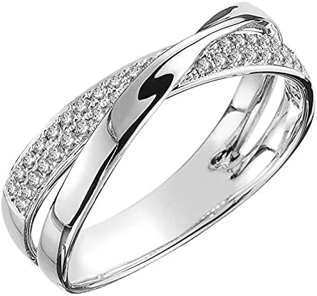 LONG-A 2 Pieces Magnetic Slimming Ring, Weight Loss Health Care Fitness Jewelry Burning Weight Design Opening Therapy Lose Fashion X,Silver,11 = 21 mm