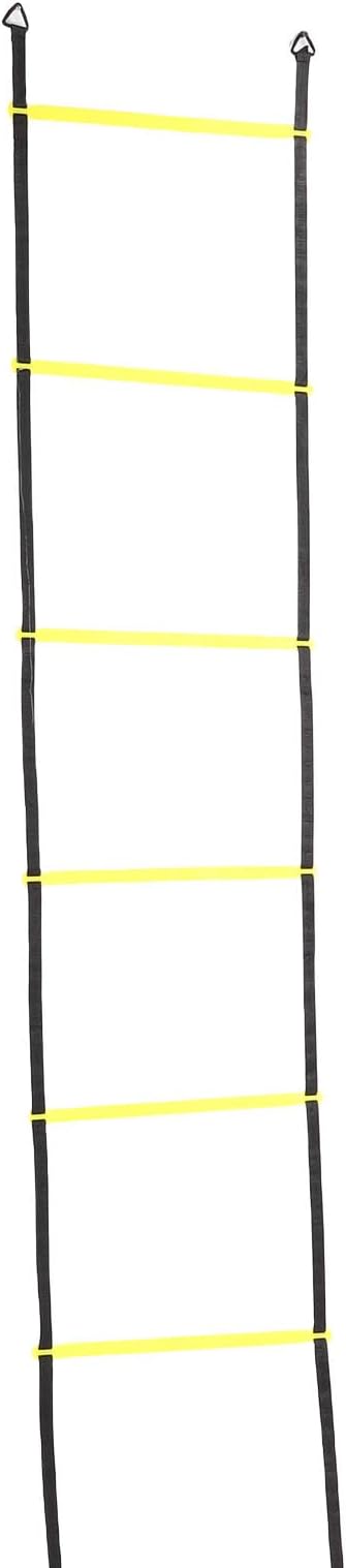 Keenso Speed Ladder Agility Training Set, Plastic and Nylon Equipment for Soccer, Football, Basketball Training at Home or Outdoors