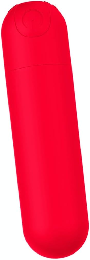 Mini Upgraded Rechargeable Handheld Waterproof Massager,Electric Portable Back Massager for Back Neck Shoulder Body,Red