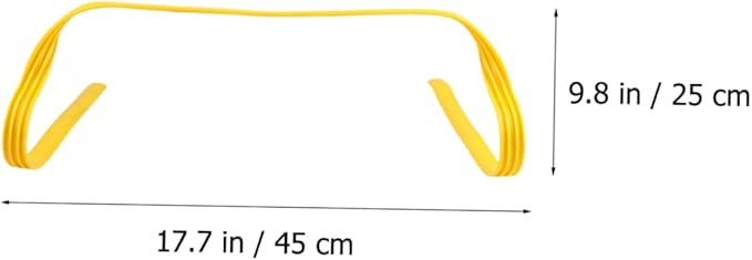 4Pcs Agility Hurdles for Outdoor Training Durable Pe Speed Training Equipment for Adults Jumping Flexibility and Coordination for Soccer Fitness Workouts