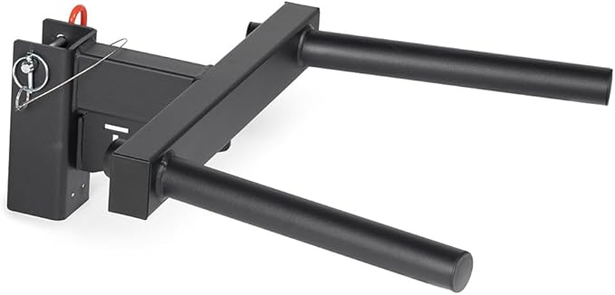 Titan Fitness Y-Dip Bar Fits X-3 Series Power Racks, Rack Mounted Dip Attachment, 550 LB Capacity, Dip Bar Station for Tricep Dips, Bodyweight Training, Calisthenics, Squat Rack