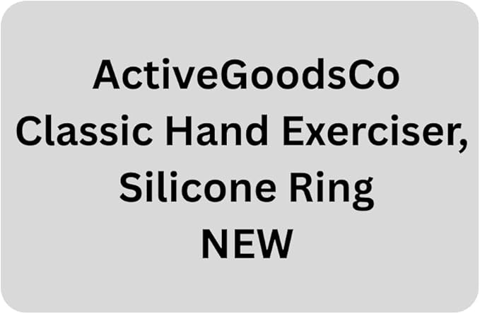 Hand Exerciser - PROFESSIONAL GRADE, Set or Single, Different Sizes. Visit to see more! Bague classique en silicone parfaite pour améliorer la force, la puissance et la vitesse dans les poignets.