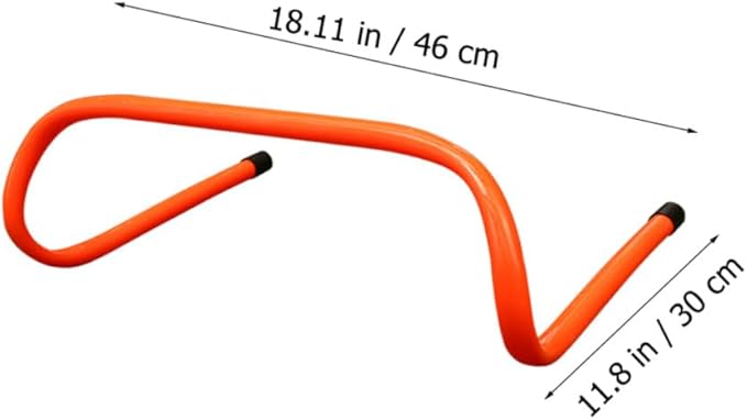 Plastic Training Hurdles 2pcs Set 15cm Adjustable Agility Hurdles for Soccer Speed and Track Running Training Equipment