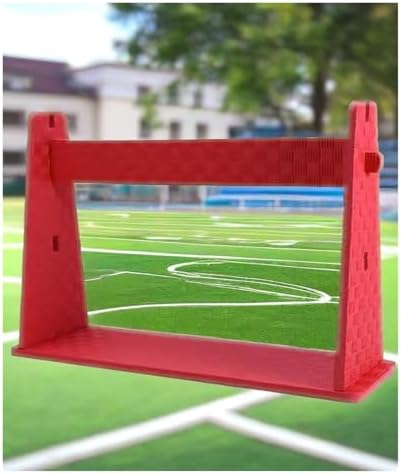 Lightweight Speed Hurdles Training Hurdles,Height Adjustable Foam Agility Hurdles,Detachable Training Hurdle Equipment(Red,5 pcs)