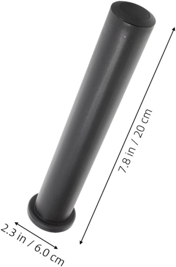Amosfun Barbell Adapter Sleeve Plastic Handle Cover Flat Head Barbell Rod End Cover Fitness Equipment Attachment for Strength Training