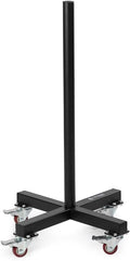Titan Fitness Portable Vertical Olympic Weight Plate Storage Rack, Mobile Stackable Weight Rack with 800 LB Capacity, Locking Caster Wheels, For Olympic-Sized Cast Iron Steel, Urethane, Bumper Plates
