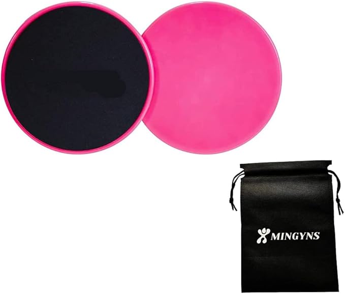 Dual Core Sliders,Core Exercise Gliding Discs Sportz Sliders for Working Out Compact Core Gliders for Home Gym Dual Sided Disks Used on Carpet or Hard Floors