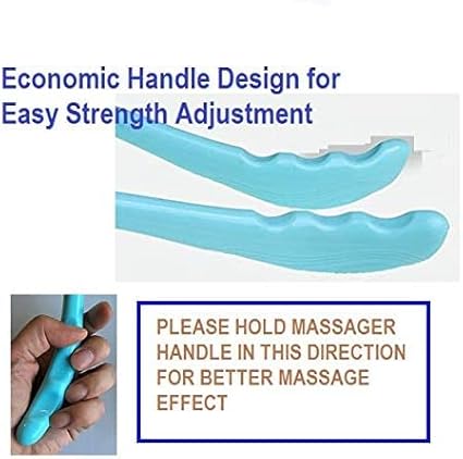 M1212 Shiatsu Neck Massager for Neck and Shoulder with Deep Tissue Trigger Point Manual Self Muscle Massage for Muscle Pain Relief (Simulates Massage Therapist Hands)