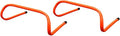SECFOU 2pcs Plastic Wear-Resistant Speed Hurdles 15cm Agility Training Equipment for Youth Soccer Track Running Drill