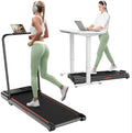 Walking Pad, Incline Walking Pad Treadmill, Under Desk Treadmills 265 Lbs Capacity, 2.5HP Low Noise Portable Running Machine for Home and Office, with LED Display, Remote Control