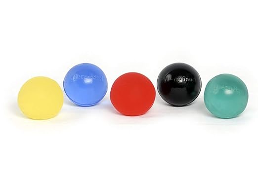 THERABAND Hand Exerciser, Ball For Hand, Wrist, Finger, Forearm, Grip Strengthening & Therapy, Squeeze Ball to Increase Hand Flexibility & Relieve Joint Pain, Yellow, Extra Soft