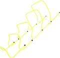 5Pcs Detachable Agility Training Hurdles Soccer Agility Speed Training Hurdles Sports Practice Equipment for Football