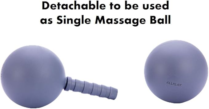 Adjustable Peanut Massage Ball Roller, Double Lacrosse Ball Acupoint Myofascial Release Muscle Knot Relaxer Mobility Trigger Point for Physical Therapy Self Deep Tissue Manual Massager Equipment Tool