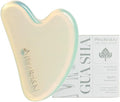 Phra Rei&Ki] Gua Sha Facial Tools, Customed Natural Jade Stone, Gua Sha Tool for Face, Manual Massage Tool for Jawline Sculpting, Puffiness Reducing and Face Lifting, Massager for Skin-Care
