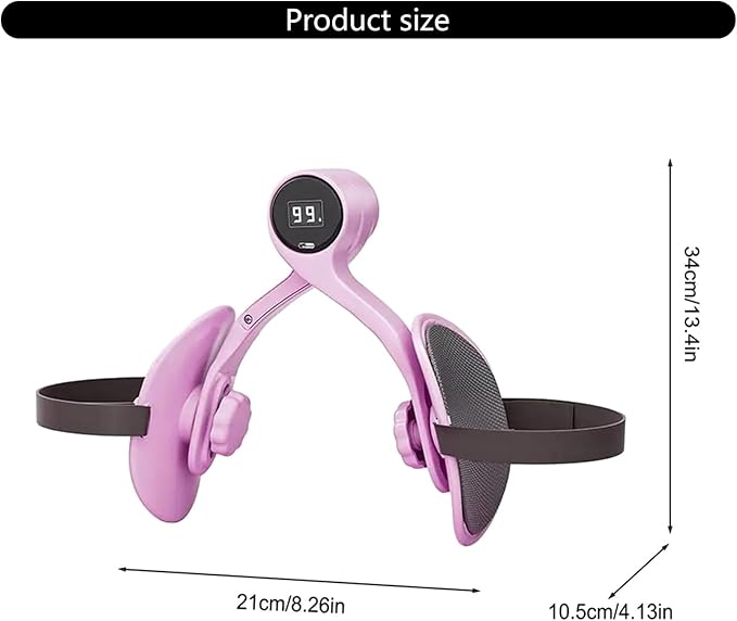 Arm Leg Exercisers Pelvic Floor Muscle Trainer Inner Thigh Toner Workout Equipment for Home Gym Sport Weight Loss Inner Exercise Device Leg Clamp