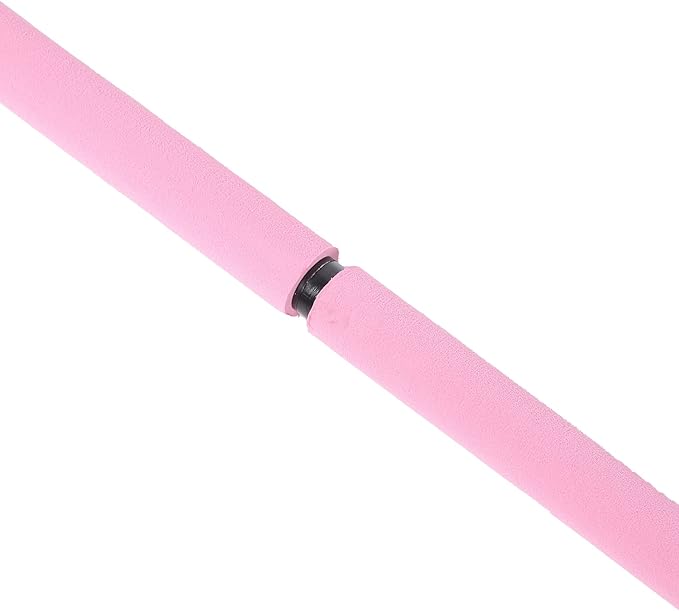 3 Sections Adjustable Pilates Bar, Portable Pilates Workout Stick with Tension Straps for Full Body Training, Detachable Iron Fitness Rod for Home Gym Yoga and Travel