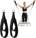 2PCS Pilates Straps Soft Padded Handles, Durable Pilates Double Loop D-Ring Straps,Pilates Straps for Reformer,Home Gym & Yoga Workout Exercise Accessories