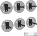 Wall Mounted Weight Plate Holder,Weight Plate Rack for for All Size Bumper Plates, Max Weight Capacity 300 Lb, Home Gym Organizer