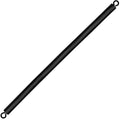 Pilates Bar, Detachable 3 Section 39 Inch Pilates Stick, Black Spreader Bar with 360° Swivel Loop End, Equipment for Home Exercise, Gym