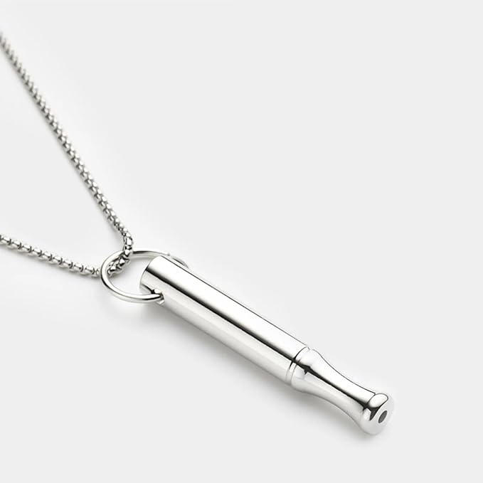 Breathing Necklace for Anxiety Relief Breathlink Stop Smoking Vaping Necklace Quit Smoking Aids Fidget Necklace for Smoking Cessation Fum Vaporless Smokeless Inhaler for Men Women Adult