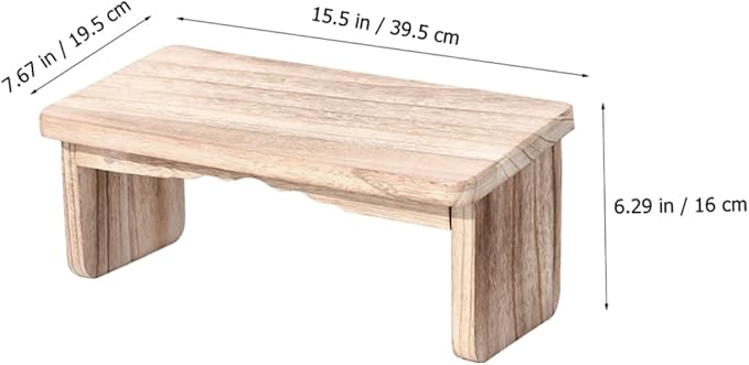 Wooden Meditation Stool Portable Foldable for Yoga Meditation Non-Slip m