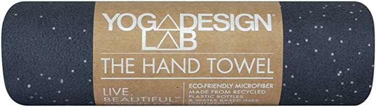 yogadesignlab | The Hand Towel | Premium Non Slip Hand Towel | Designed in Bali | Colorful Eco Printed + Quick Dry + Soft | Hot Yoga, Bikram, Ashtanga, Sport, Barre, Travel (Celestial)