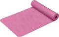 Yoga Mat for Men & Women, 1/5 Inch Extra Thick High Density Anti-Tear Non Slip Workout Mats with Carrying Strap,Pink Yoga Mat for Floor Pilates Home Stretching Fitness Gym