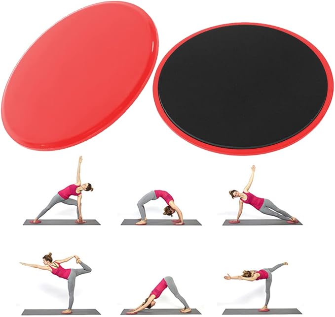 Fitness Sliding Discs, Core Slider Workout Equipment, Low - Impact Sliding Disks for Home Gym, Smooth Slide Mat for Abs, Strength and Stability Training