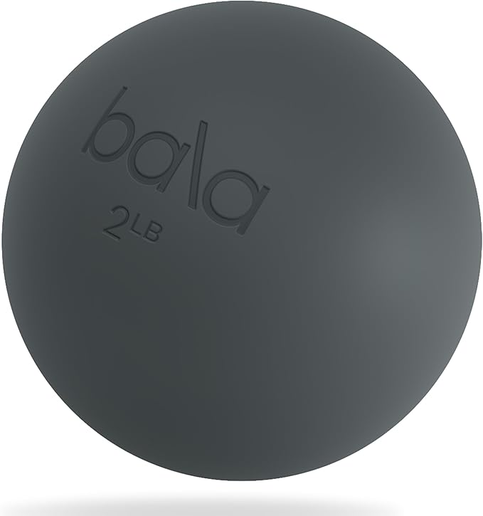 Bala Power Ball, Weighted Toning Exercise Ball for Pilates, Yoga, Home Fitness & More - Workout Ball for Strength & Core Training, Aerobics & Working Out to Improve Balance & Sculpt