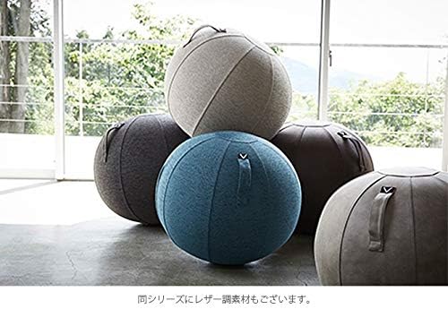 Vivora Luno - Sitting Ball Chair for Office and Home, Lightweight Self-Standing Ergonomic Posture Activating Exercise Ball Solution with Handle & Cover, Classroom & Yoga, Standard