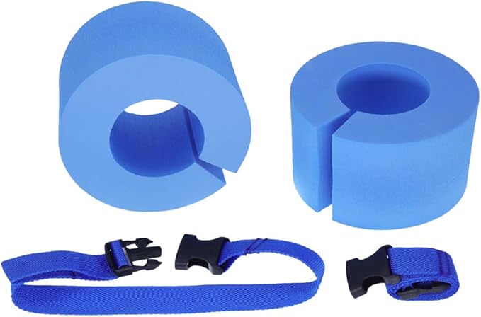 Water Aerobics Float Ring/Belt to Workout Ankles Arms for Swim Fitness Training (Set of 2)